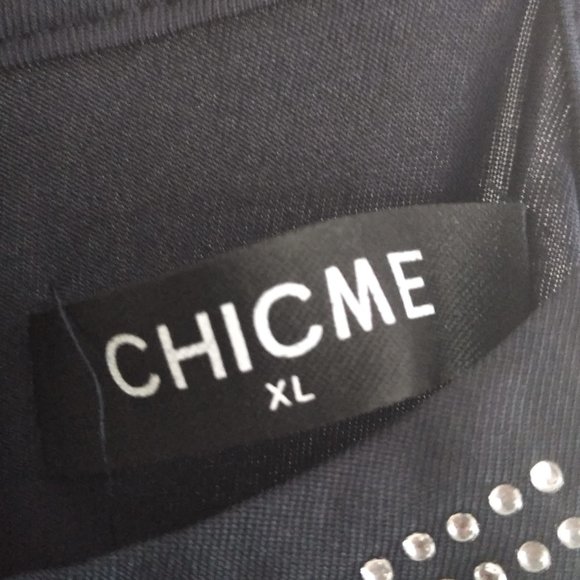 Navy Blue Evening Dress - Picture 2 of 6